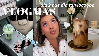 VLOGMAS DIA 2 que dia tan loco llore del estres nos hicimos unas uñitas final inesperado [upl. by Eniamreg]