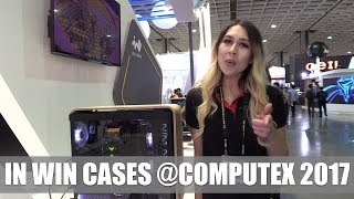 In Win 806 101C Gaming Cube A1 amp Winbot First Look English Computex2017 [upl. by Milzie]