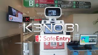 KenOBI  Security Concierge Thermal Scanning Access Control SafeEntry [upl. by Ahseken]