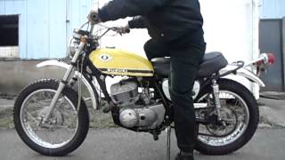 TS250ハスラー 始動・走行動画 [upl. by Lowis]