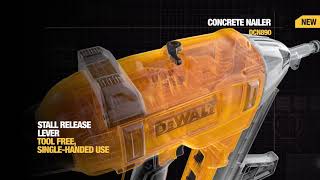 DeWalt DCN890N amp DCN890P2 Revolutionary Cordless Concrete Nailers [upl. by Vergne]