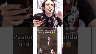 👉🏻 ASÍ REACCIONA un SATANISTA al PASTOR EVANGÉLICO ✝️ que ENTRA VOLANDO a la IGLESIA parati [upl. by Nidak]