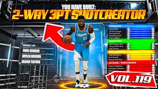 BEST 67 2WAY 3PT SHOT CREATOR BUILD ON NBA 2K22 RARE BUILD SERIES VOL 119 [upl. by Mirielle]