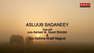 Asluub Badaneey Instrumental [upl. by Vincenz]