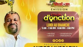 Jeudi 14 Novembre 2024 Lhuile Donction  RADIO TELE SHALOM Live GODCONNECTION [upl. by Aiyn877]