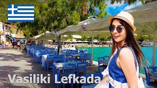 🇬🇷 WHAT TO SEE IN VASILIKI LEFKADA Walking in Centre of Vasiliki [upl. by Afatsom]