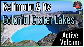 The Active Volcano in Indonesia Kelimutu amp Its Colorful Lakes [upl. by Akeimahs110]