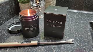 WOW  I Love My Smoke and Vanilla Craft and Kin Candle [upl. by Karlow]