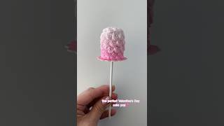 Pink Rosette Cake Pop by unforgedibleart [upl. by Ecirtra]