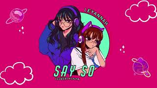 SAY SO DOJA CAT ENGJAP  Cover by Leyannah amp Sachan [upl. by Kitchen]