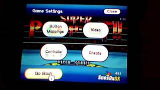 Snes9x GX 411 Wii Channel [upl. by Novihs251]