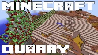 Survival Minecraft Quarry Project Insanity  Scicraft Server [upl. by Aelanna501]