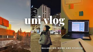 Uni Vlog  Working and studying in Canada  University of Alberta  International Student Diaries [upl. by Nalor77]