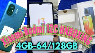 Xiaomi Redmi 12C  464  4128 Unboxing  Price Range [upl. by Asia758]