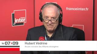 Hubert Védrine  quotSi la France et lAllemagne nont pas de plan B ils vont linventerquot [upl. by Uoliram]