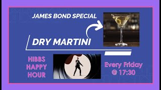 James Bond Special Dry Martini Tanqueray Gin amp Noilly Prat Vermouth Classic Cocktail [upl. by Dedie]