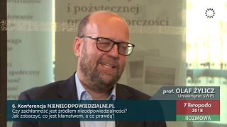 prof Olaf Żylicz  rozmowa o odpowiedzialności [upl. by Borgeson]