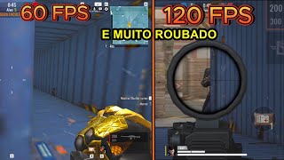 E MUITO ROUBADO 120 FPS VS 60 FPS TESTE [upl. by Nyahs]