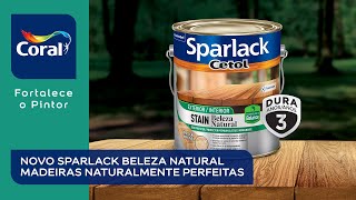 Novo Sparlack Cetol Stain Beleza Natural Realce a beleza real das madeiras dos seus clientes [upl. by Acinemod848]