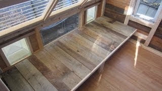 100 DIY SelfClosing Door in a Tree House for a Cabin Shed Playhouse [upl. by Lavern]