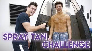 Spray Tan Challenge [upl. by Suiram]