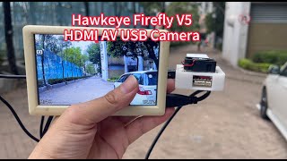 Herelink camera HDMI AV USB Hawkeye firefly split V5 built in image stabilization [upl. by Ayela168]