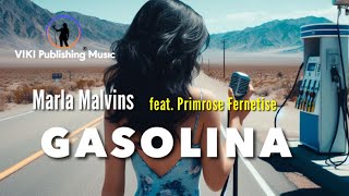 Marla Malvins  Gasolina feat Primrose Fernetise  Daddy Yankee  Female Cover  Lyrics Video [upl. by Ijok]