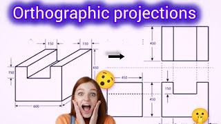 Orthographic projection in engineering drawing  introduction [upl. by Tuchman]