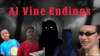 Ai Vine Endings Creepy Time Traveler Ai Vine Endings [upl. by Ymme]