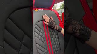 Leather car seat cover  Premiumcarseatcover [upl. by Hinson929]