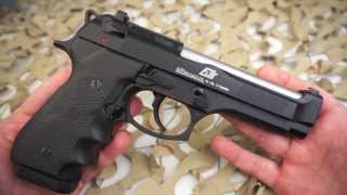 Beretta Brigadier Elite 92 9mm Semi Auto Pistol Overview  Texas Gun Blog [upl. by Aleahpar106]