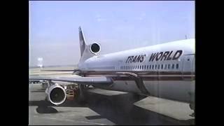 TWA L1011 takeoff flight amp landing STL  PHX 1991 [upl. by Yarg]