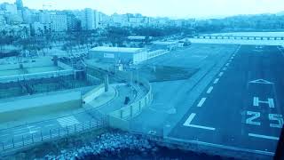 Landing at Ceuta Heliport in a Helity AW139 [upl. by Brier303]