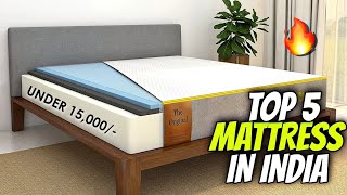 Top 5 Best Mattress In India 2024  Mattress Under 15000  Orthopedic Mattress  Review amp Comparison [upl. by Naj]