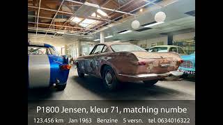 Volvo P1800 Jensen kleur 71 matching numbers [upl. by Nhor]