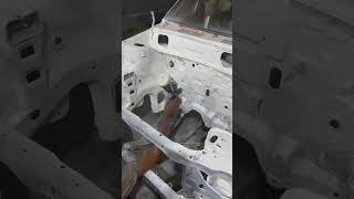 Daihatsu Charade Engine Room Paint Work in process  PAT✨❤️shortsvideo youtubeshorts toyotacars [upl. by Ferguson118]