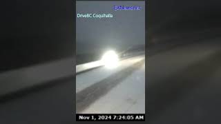 Coquihalla Road Conditions November 1 2024 [upl. by Rodolfo]