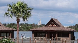 Walt Disney World Polynesian Village Resort Tour  Hotel Grounds Pools amp Food Locations [upl. by Strenta126]