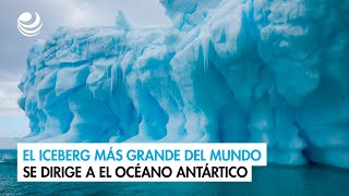 El iceberg más grande del mundo se libera y ahora se dirige hacia el Océano Antártico [upl. by Gavin]