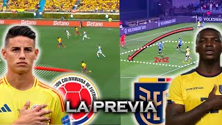 🟡🔵🔴 La PREVIA COLOMBIA vs ECUADOR [upl. by Euf94]