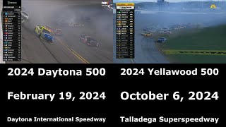 2024 Daytona 500 and 2024 YellaWood 500 Big One NCC 208 [upl. by Einttirb]