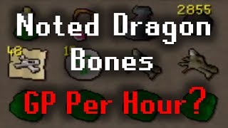 Wildy Noted Bones MoneyMaking  What is the GP Per Hour [upl. by Anerec805]