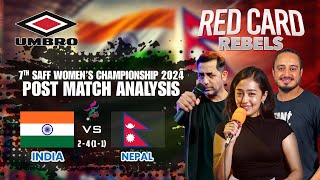 INDIA 2  4  1  1  NEPAL  POST MATCH  SAFF WOMENS CHAMPIONSHIP 2024 [upl. by Yssim]