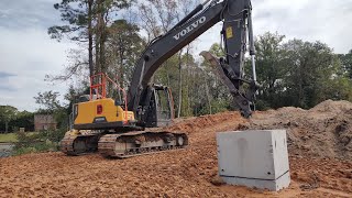 Ripping Out The Temporary Overflow And Building The New 9 Acre Pond Dam [upl. by Johanna721]