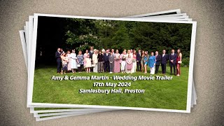 Amy amp Gemma Martins Wedding Day Movie Trailer [upl. by Jacoby830]