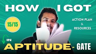 How to Complete Aptitude for GATE  Full Action Plan and Resources [upl. by Ainedrag]