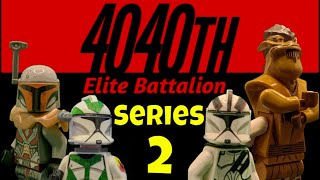 4040th Elite Battalion Series 2 CONCEPT TRAILER Lego Star Wars Clone Trooper Stop Motion Animation [upl. by Ahsienot332]