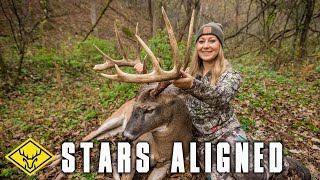 STARS ALIGNED  160quot MN Whitetail Buck at 10 YARDS [upl. by Ardiekal]