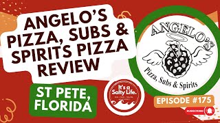 Angelos Pizza Subs amp Spirits Pizza Review St Pete FL 175 [upl. by Arual]