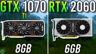 GTX 1070 Ti vs RTX 2060  Tested in 2023 [upl. by Kipton]